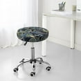 thumbnail image 5 of Paisley Pattern No.9067 Round Bar Stool Seat Covers, Elastic Round Chair Cover Stool Seat Slipcover Bar Stool Cushions Round Pad for 12-14 inch, 5 of 5