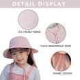 thumbnail image 3 of Sombrero de sol UPF 50+ para niños y niñas con solapa para el cuello, sombrero de playa de verano, sombrero de safari para niños, gorra de sol para pesca en la playa para niños de 4 a 10 años, 3 of 5
