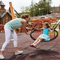 thumbnail image 3 of Costway 40'' Spider Web Tree Swing Set w/ Adjustable Hanging Ropes Kids Play Set Orange, 3 of 12