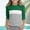 Green#1, variant on SERTG Girls 3/4 Sleeve Round Neck T-Shirt Kids Cotton Fashion Casual Spring Summer Comfortable Fit Everyday Top(Khaki,3-4 Years)
