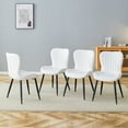 thumbnail image 2 of The Minimalist Ergonomic Dining Chair Comes In A Pack of 4, With A Comfortable Design Of Extended And Curved Seat Cushions, Unlocking A Comfortable And Minimalist New Sitting Posture., 2 of 23