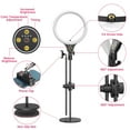 thumbnail image 5 of Ulanzi Desktop Ring Light Kit with Overhead Shooting Arm 10" Adjustable 3500K-6500K LED Fill Light for Photography, Makeup, Live Streaming & Video Recording, 5 of 14