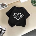 thumbnail image 4 of HGIEYS Girls Short Sleeve Tee Shirts Kids Summer Crewneck Tops 8-10 Years, 4 of 4