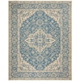 thumbnail image 2 of Safavieh Beach House Mai Traditional Outdoor Area Rug, Blue/Cream, 7'10" x 10', 2 of 7