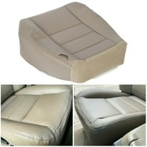 Kojem Passenger Side Bottom Seat Cover Tan for 2002 2003 2004 Ford Excursion Limited 4 Door Synthetic Leather