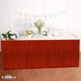 thumbnail image 4 of PMU Fringe Table Skirt (Red) 9 ft x 29 inches Pkg/1, 4 of 7