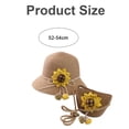 thumbnail image 2 of Conjunto de sombrero y bolso de paja para niñas, sombreros de fiesta de té para niñas, bolsos, gorras de vestir, bolsas, regalo para cumpleaños, verano, viajes en la playa, 2 of 5