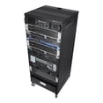 thumbnail image 5 of Rockville RR24U 24U Live Sound/Recording Studio Rack Case, 440lb Load, Front & Rear Rack Rails, Reversible Threaded/Square Hole Rails, 3 Locking Caster Wheels, Steel Construction, 5 of 9