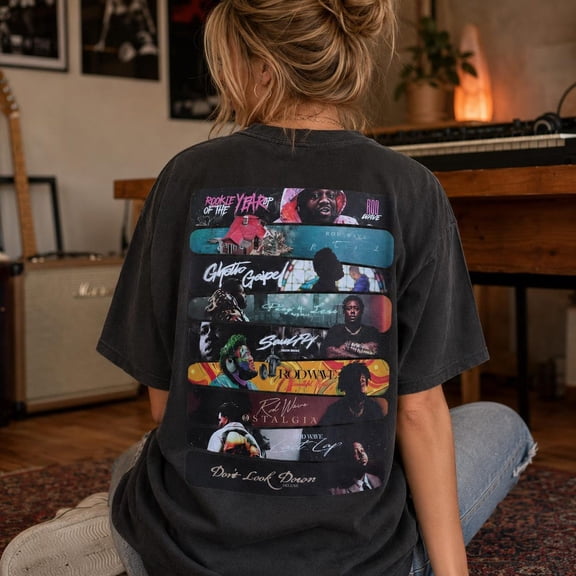 Rod Wave Vintage Graphic Tee, Rap Music T-Shirt, Hip Hop Fan Gift,Black Color,Size XL