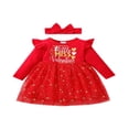 thumbnail image 1 of MesaSe Robe de Saint-Valentin pour Bébé Fille Nourrisson Tout-Petit, Jupe Tutu à Manches Longues, Dentelle Pailletée, Robe d'Été Princesse, 1 of 7