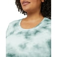 thumbnail image 3 of 32 Degrees Women's Cool Fitted Tie-Dye T-Shirt - Citadel Weekend Tie Dye - X-Small, 3 of 4