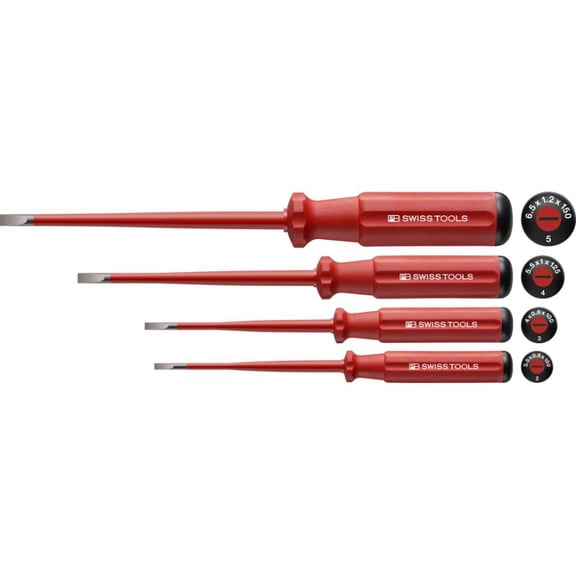 PB Swiss Tools PB 5538.SL CBB Classic VDE slim screwdriver set