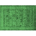 thumbnail image 1 of Ahgly Company Indoor Rectangle Oriental Emerald Green Industrial Area Rugs, 2' x 4', 1 of 4