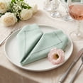 thumbnail image 2 of REGALWOVEN 12 Pack Cloth Napkins, Washable and Reusable Table Dinner Napkins for Home, Restaurant, Weddings, Event, and Parties Sage green 18x18inch, 2 of 6