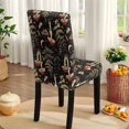 thumbnail image 6 of TSOVTHRID Rectangle Tablecloth Stretch Dining Chair Slipcovers Anti-Dust Chair Covers Washable Table Cloth Soft Furniture Protector Cover, 5 Pcs, Mushroom Leaf Butterfly Moon Print, 6 of 7