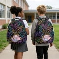 thumbnail image 4 of Xoenoiee Axolotl Book Print Kids School Backpack for Girls Teenage Kindergarten Primary School Bookbag Shoulder Bag Backpacks Teens Casual Travel Daypack Middle School Student Backpack, 4 of 7