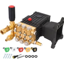 Towallmark Pressure Washer Pump - 4000PSI 4.4GPM 1" Shaft Horizontal Triplex Plunger Power Washer, Replacement Kit, Direct Drive