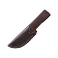 thumbnail image 2 of TOPS Knives Woodcraft Fixed Blade Knife, 8.75in Overall, 4.38in 1095HC Steel Midnight Bronze Blade, Black/Tan Canvas Micarta Handle, Leather Sheath, 2 of 10