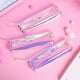 thumbnail image 3 of Estuche grande transparente Ozmmyan para lápices de niña: estuche de lápices de colores para papelería escolar, bolsa para guardar cosméticos, estuche pequeño tipo caja rosa. ¡Prepárate para la, 3 of 8