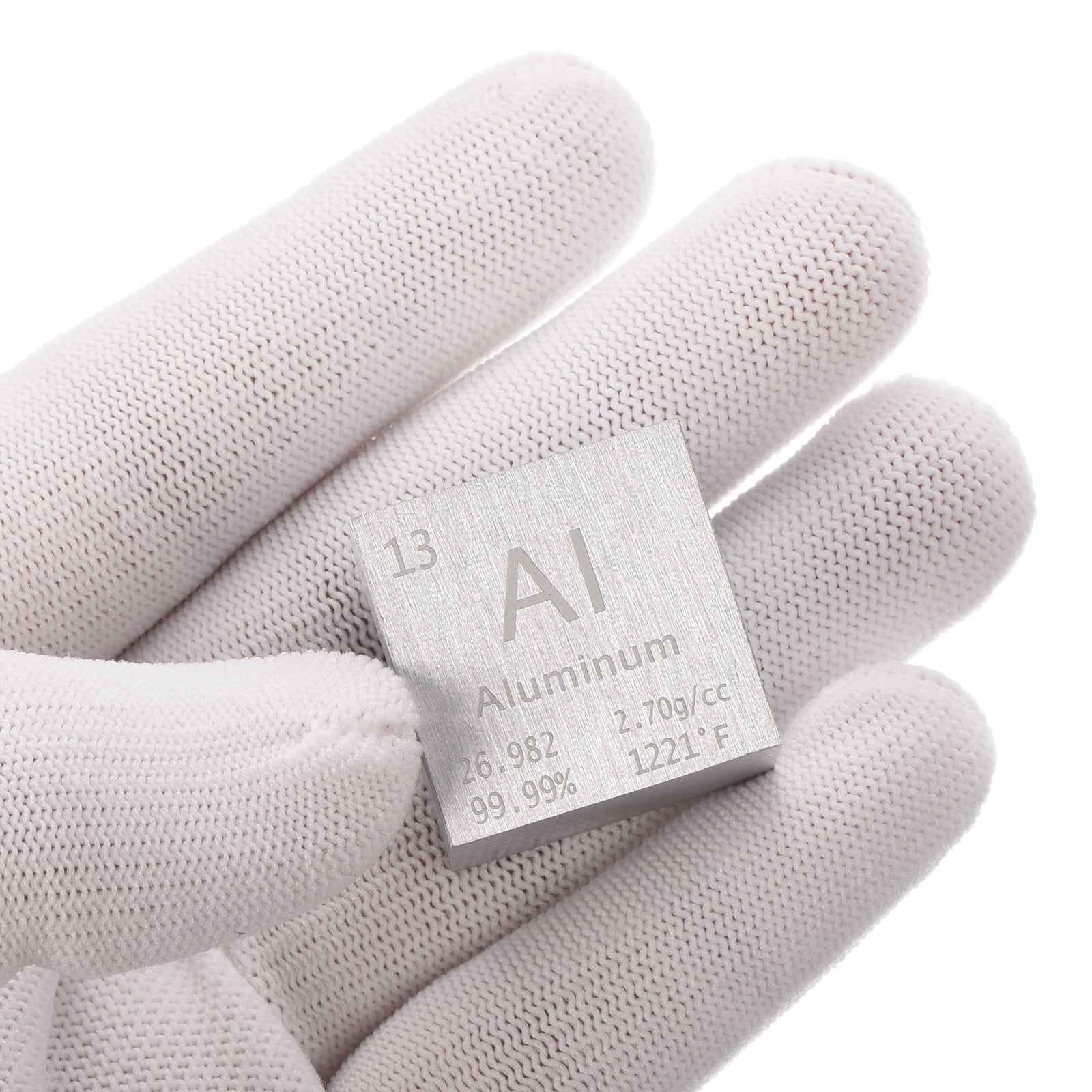 Uxcell 0.5 Inch Antimony Metal Cube - High Density Element Cube For Science Collection & Education