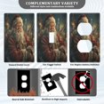 thumbnail image 5 of Switch Panel Switch Decoration 2.76x4.53x0.28 Inches Duplex Outlets Switch Plate Wall Plates Living Room Kitchen Bedroom Study Switches Cute Santa Claus Pattern, 5 of 8