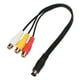 thumbnail image 4 of Cable S Video Sincero 4 pines macho a 3 RCA hembra adaptador de Video 1,0 pies, 4 of 10