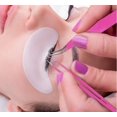 thumbnail image 2 of 6 Pcs/set Stainless Steel Anti-Static Pink Tweezers False Eyelash Makeup Tool, 2 of 8
