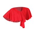 thumbnail image 2 of Baile de salón Top Gargantilla Ropa de cuello Sin mangas Uniformes formales Trajes Bib Shawl Mujeres falso para practicar Cha Cha Party Rumba SG BLESIY gargantilla falsa, 2 of 8