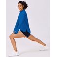 thumbnail image 4 of Pinspark Women's UPF 50+ Sun Shirts Quick Dry Quarter Zip Pullover Long Sleeve Workout Running Golf Beach Tops Loose Fit, 4 of 6