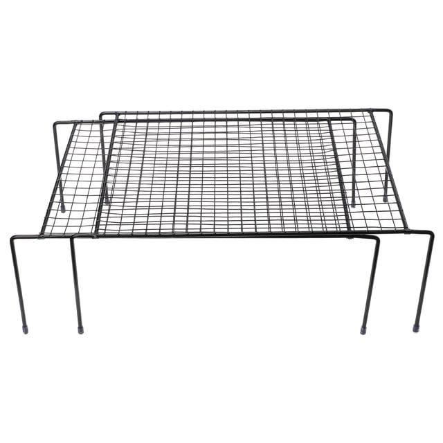 EeaseMX 1 estante apilable para encimera de cocina, extensible, organizador para el hogar.