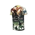 thumbnail image 4 of Attack On Titan Kids T-Shirt 3d Printed Graphic T-Shirts Boys And Girls Short Sleeve Shirts For Youth Kids X-Small, 4 of 7