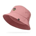thumbnail image 5 of Dalix Sorcerer Frog Cotton Bucket Hat Lightweight Outdoor Travel Beach Everyday Womens in Peach Melba S Small, 5 of 5