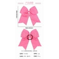 thumbnail image 6 of Yoyauz 8" Plus Cheerleader Bow Girl Hair Ornament with Ponytail Stand Bow Cheerleader Soft Football Competition Sports, 6 of 8