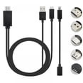 thumbnail image 2 of 1.8 m Micro USB MHL to HDMI Cable 5 Pin & 11 Pin HD TV Cables Adapter, 2 of 9