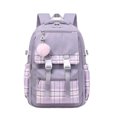 thumbnail image 1 of Guardurnaity Mochila escolar de tela, estilo mochila Demon. Capacidad, impermeable. Ideal para la escuela, viajes y camping. Mochilas Púrpura, 1 of 6