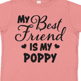 thumbnail image 4 of Inktastic My Best Friend is My Poppy with Hearts Boys or Girls Toddler T-Shirt, 4 of 5