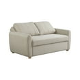 thumbnail image 4 of Serta Grant Scandinavian Convertible Loveseat with Full Size Sleeper, Beige Woven Fabric, 4 of 5
