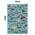 thumbnail image 3 of 5 Pcs Toy Story Cars Wrapping Paper - 30 x 20 Inch Each, Racing Theme Gift Wrap for Kids' Birthday Party, Baby Shower, Gift Packaging Decorations, 3 of 7