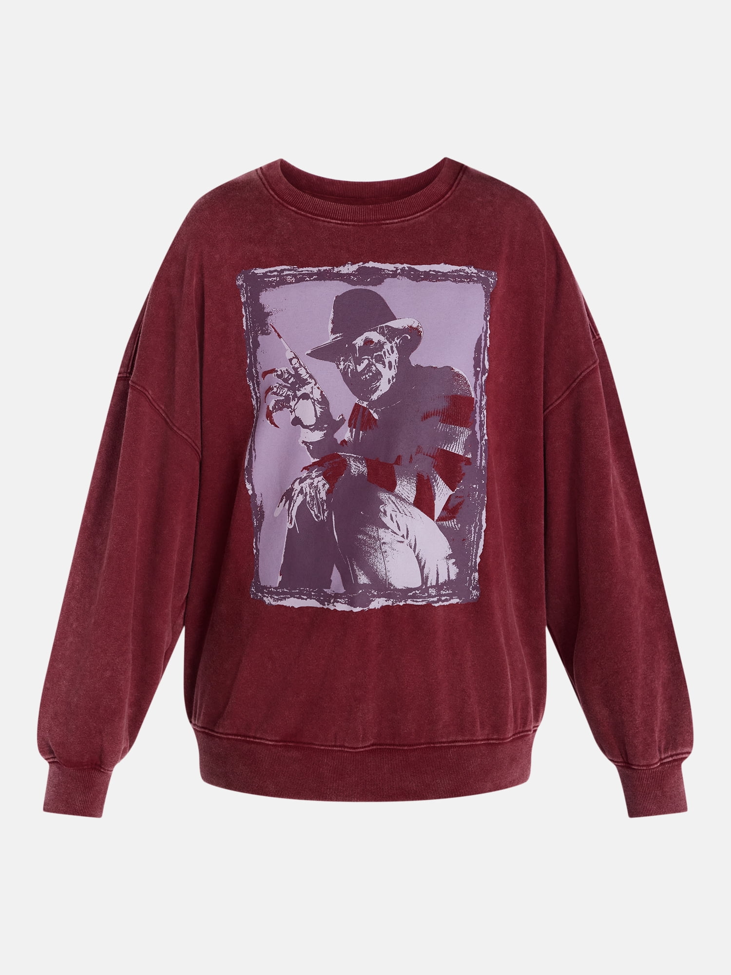 A Nightmare on Elm Street Women’s Graphic Halloween Sweatshirt, Sizes XXS-XXL