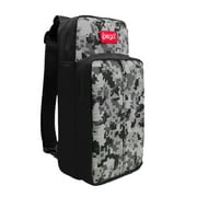 Nokiwiqis Game Machine Storage Bag, Portable Camouflage Print Ditty-Bag Chest Bag For Nintendo Switch, Black/Red