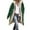 Green2, variant on Baberdicy Women's Double Faced down Jacket, Fashionable Warm Winter Long Sleeve Hooded Coat , Reversible Hooded down Coat, Winter Warmth Puffer, Two-Tone Layer Brown L