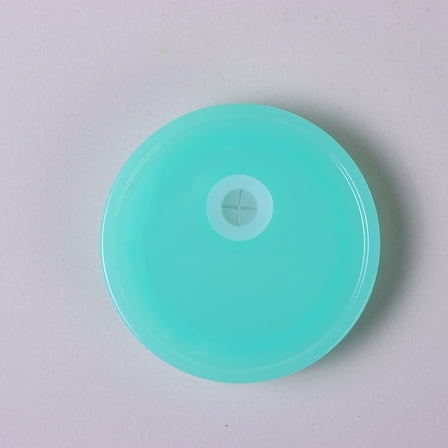 ITSELFER 4pcs Mason Jar Straw Lid Pattern Mason Jar Lid With Straw Hole Mason Glass Water Cup Straw Lid Replacement Canning Lid Supply