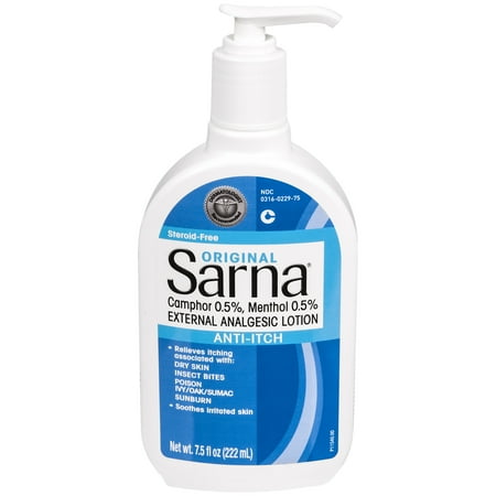 Sarna Original Anti-Itch Lotion for Dry Skin, Insect Bites, Sunburn ...