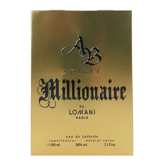 AB Spirit Millionaire by Lomani 3.3 oz Eau de Toilette
