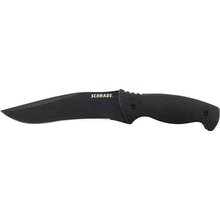 Schrade Full Tang Drop Point Re-Curve Fixed Blade TPE Handle