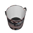 thumbnail image 3 of One Music Direc-,Ti0n Laundry Hamper Circular Laundrys Basket Waterproof Foldable Storage Clothes Bag For Home Bathroom, 3 of 8