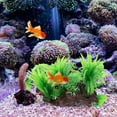 thumbnail image 5 of FRCOLOR Stylish Green Artificial Aquarium Plant for Betta Fish Tank Decor, 5 of 5