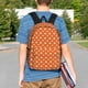 thumbnail image 4 of Easygdp Orange And White Polka Dot Mochila Ligera de 15 Pulgadas para Estudiantes, Mochila Cómoda para la Escuela y Viajes, Correas Ajustables, 4 of 6