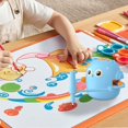 thumbnail image 4 of weibbin Kids Robot Interactive Educational Drawing Robot For Kids Learning Toy With 100 Cards Voice Interaction 6ml, 4 of 6