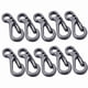 thumbnail image 3 of 40Unids/Mini Mochila Resorte Abrocha Escalada Mosquetones Camping Botella Equipo Gris, 3 of 5